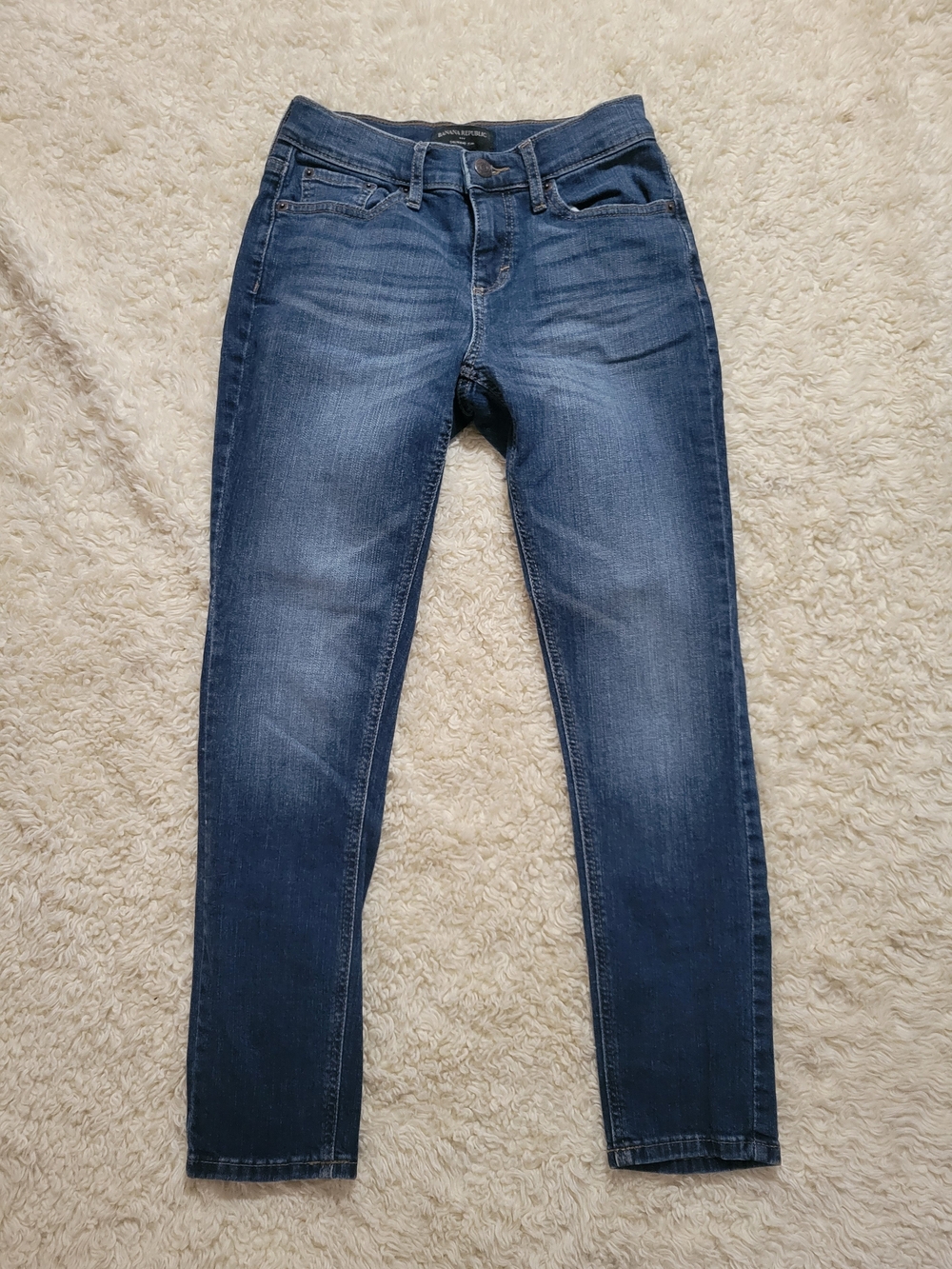 Banana Republic Girlfriend Jeans Slim Medium Wash | 00/24P